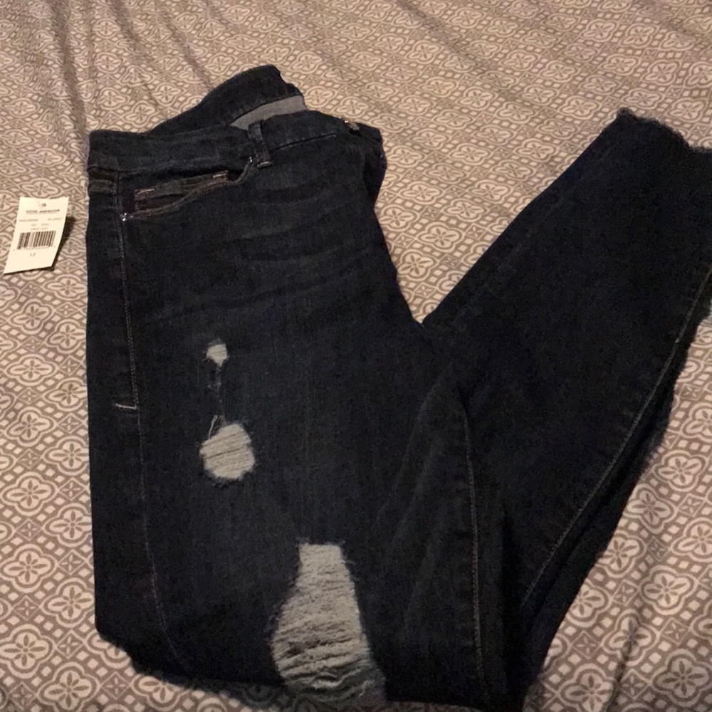 Good American “good legs” jeans never worn
